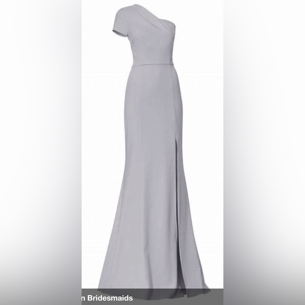 Amsale Nadia Dress in Ice. Size 12.